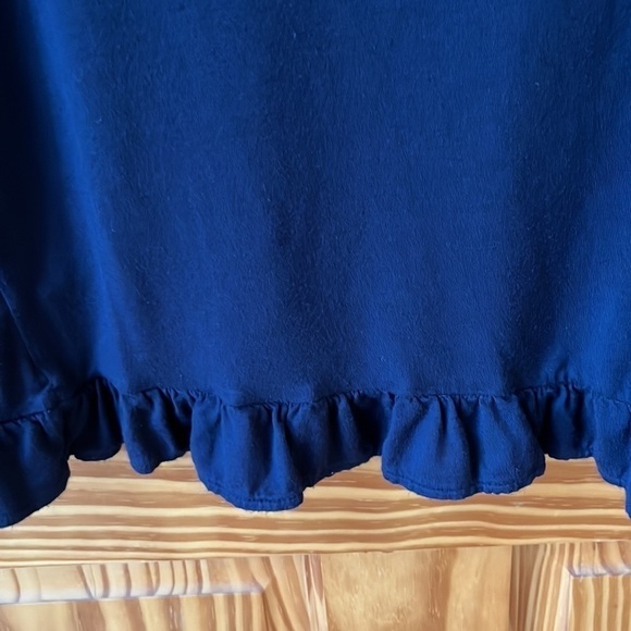 Matilda Jane Accent Ruffle Stay Warm Top - Size Medium - Picture 6 of 10